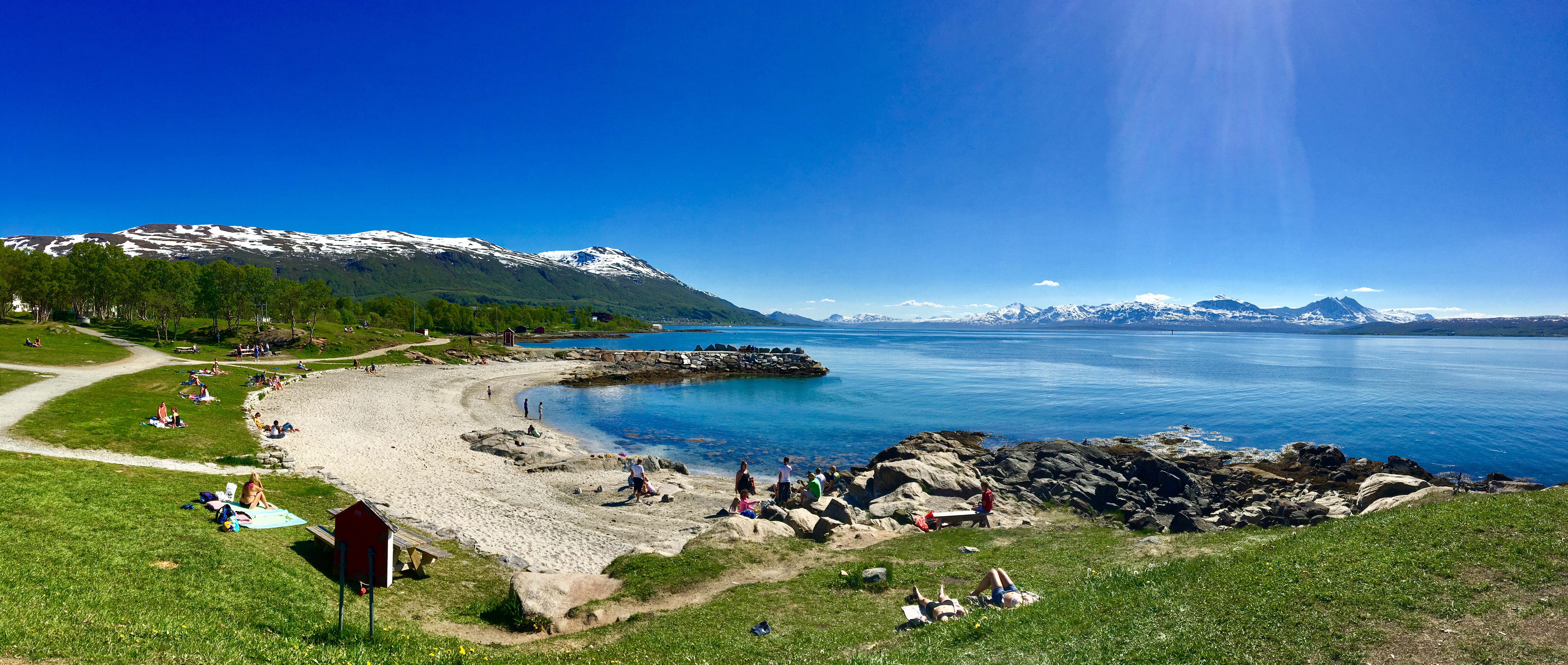 Bilde av fj&aelig;ra i Telegrafbukta