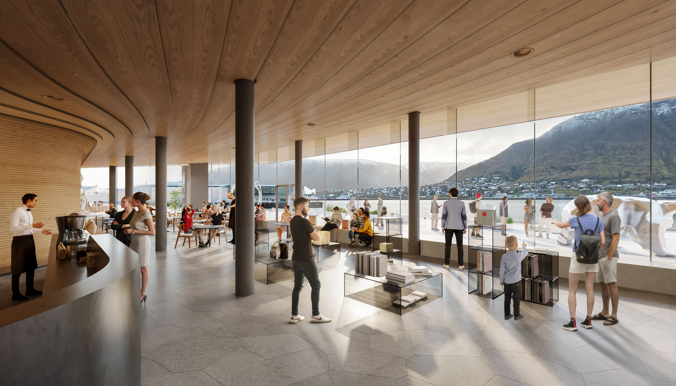 Illustrasjonsbilde. © Nordic Office of Architecture AS, for Tromsø kommune.