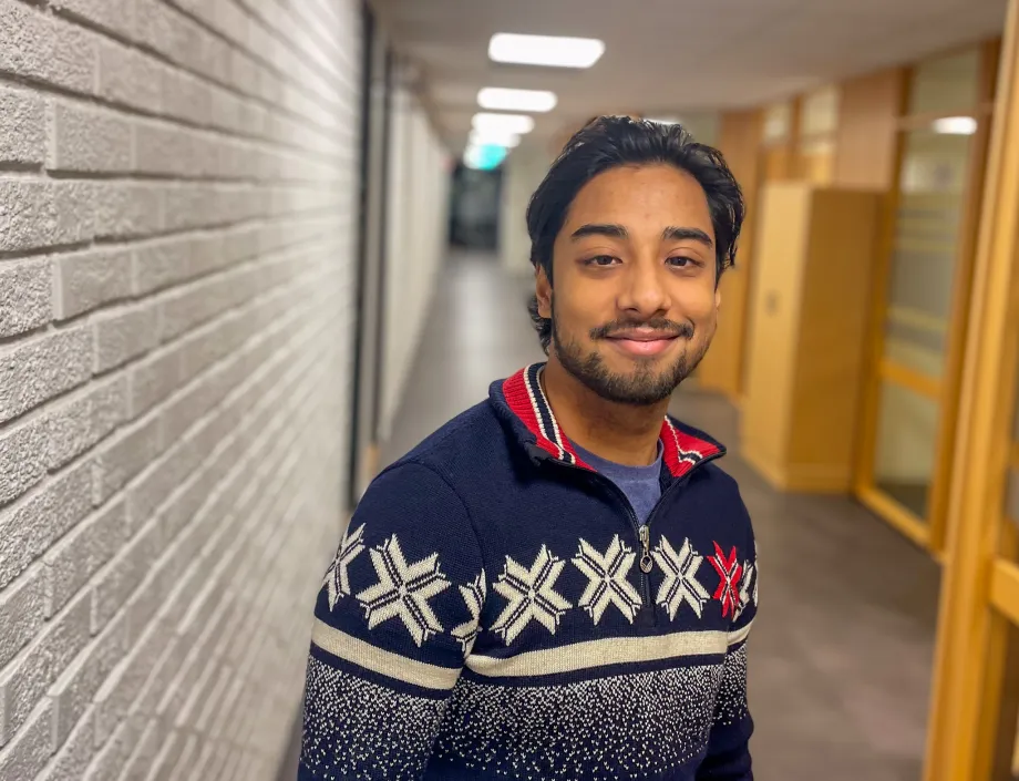 Portrett av ingeni&oslash;r Abhi Malla Moen