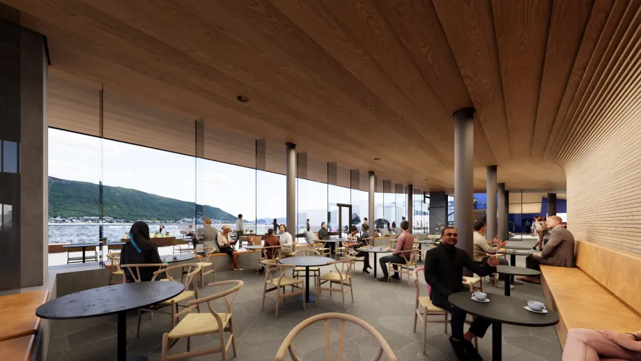 Illustrasjonsbilde Kulturkvartalet. Nordic Office of Architecture AS, for Tromsø kommune.