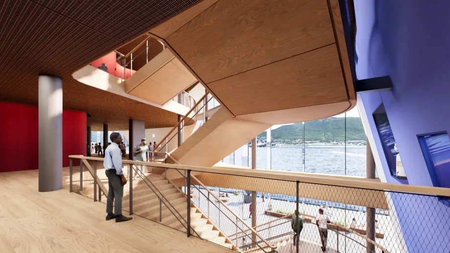 Illustrasjonsbilde Kulturkvartalet. Nordic Office of Architecture AS, for Tromsø kommune.