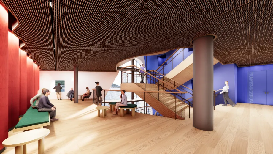 Illustrasjonsbilde Kulturkvartalet. Nordic Office of Architecture AS, for Tromsø kommune.