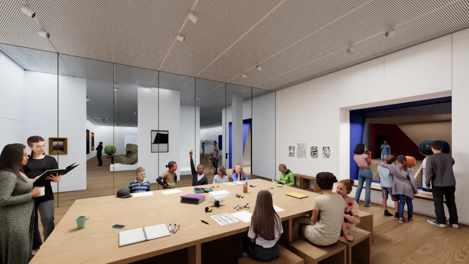 Illustrasjonsbilde Kulturkvartalet. Nordic Office of Architecture AS, for Tromsø kommune.