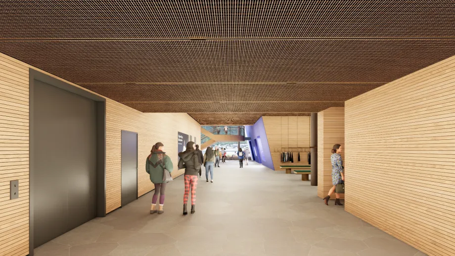 Illustrasjonsbilde Kulturkvartalet. Nordic Office of Architecture AS, for Tromsø kommune.