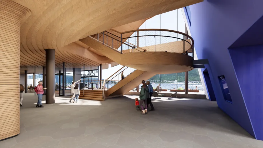 Illustrasjonsbilde Kulturkvartalet. Nordic Office of Architecture AS, for Tromsø kommune.