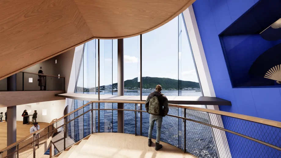 Illustrasjonsbilde Kulturkvartalet. Nordic Office of Architecture AS, for Tromsø kommune.