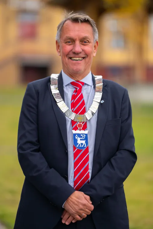 Portrett av ordf&oslash;rer Gunnar Wilhelsem