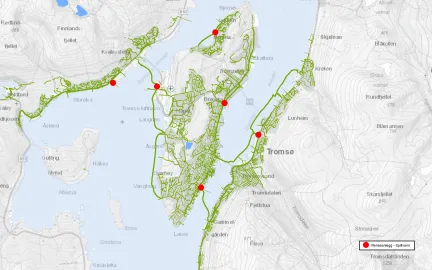 Kart over renseanlegg