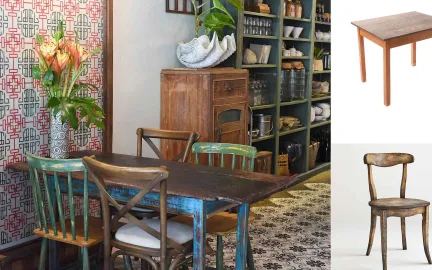 Illustrasjonsbilde av stoler og bord.