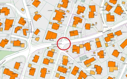 kart over r&oslash;stbakken