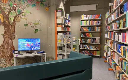 Spillrommet p&aring; biblioteket