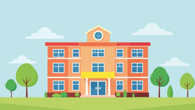 Illustrasjon skole Illustrasjon skole