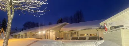 Bilde av Kveldrovegen barnehage p&aring; vinteren